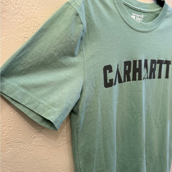 Carhartt Men's Mint Green Short Sleeve Tee SZ Small - Picture 3 of 14